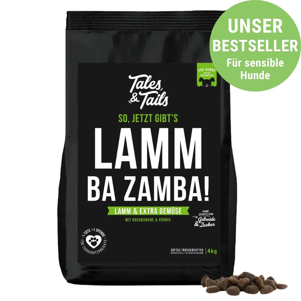 "LammBa Zamba" - Softes Trockenfutter mit Lamm