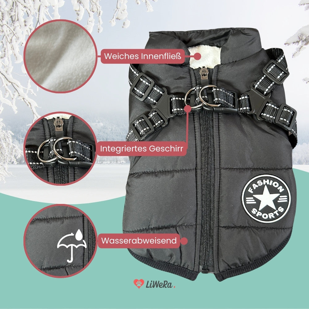 Wasserfeste Hundejacke DELUXE