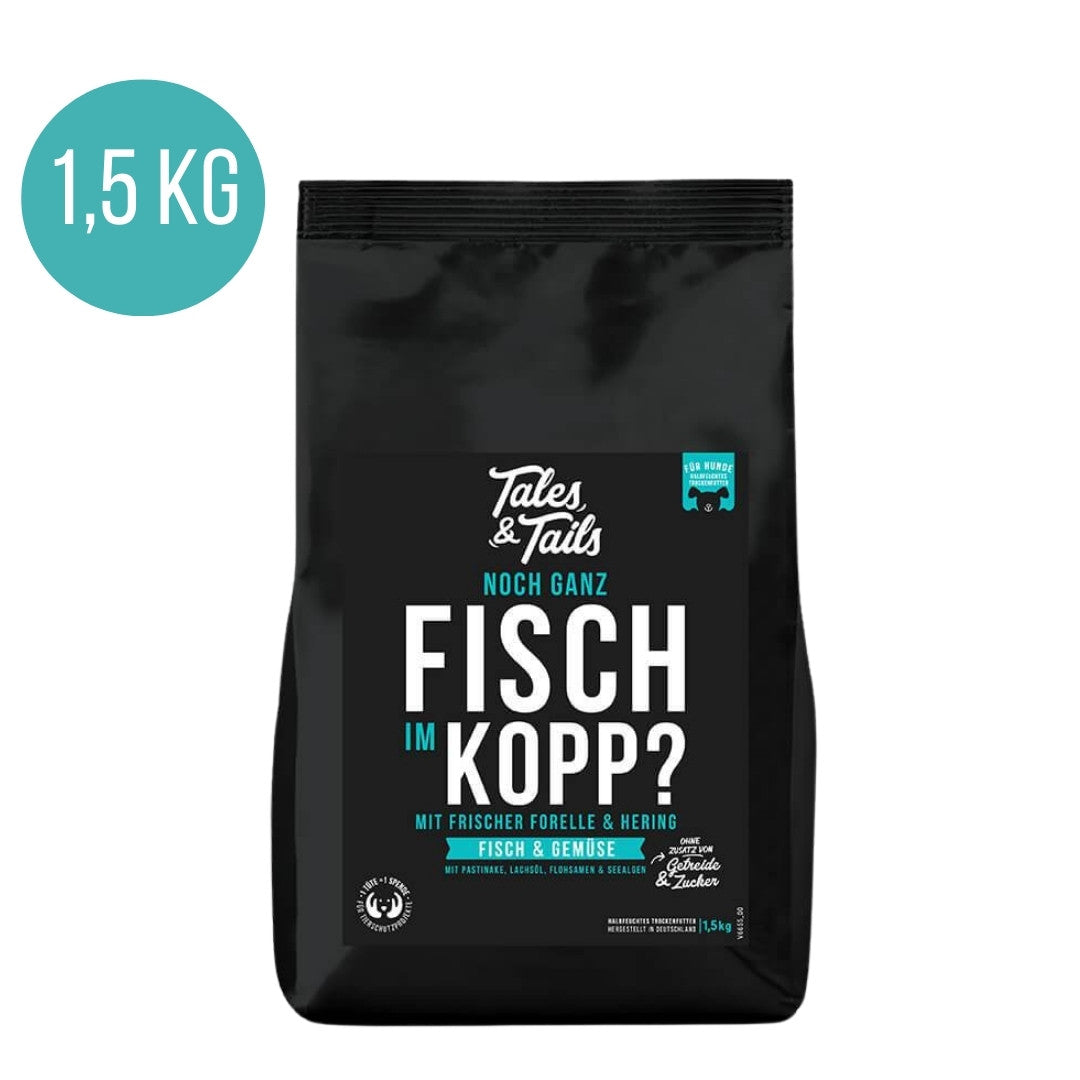 "Noch ganz Fisch im Kopp?" - Softes Trockenfutter mit Fisch