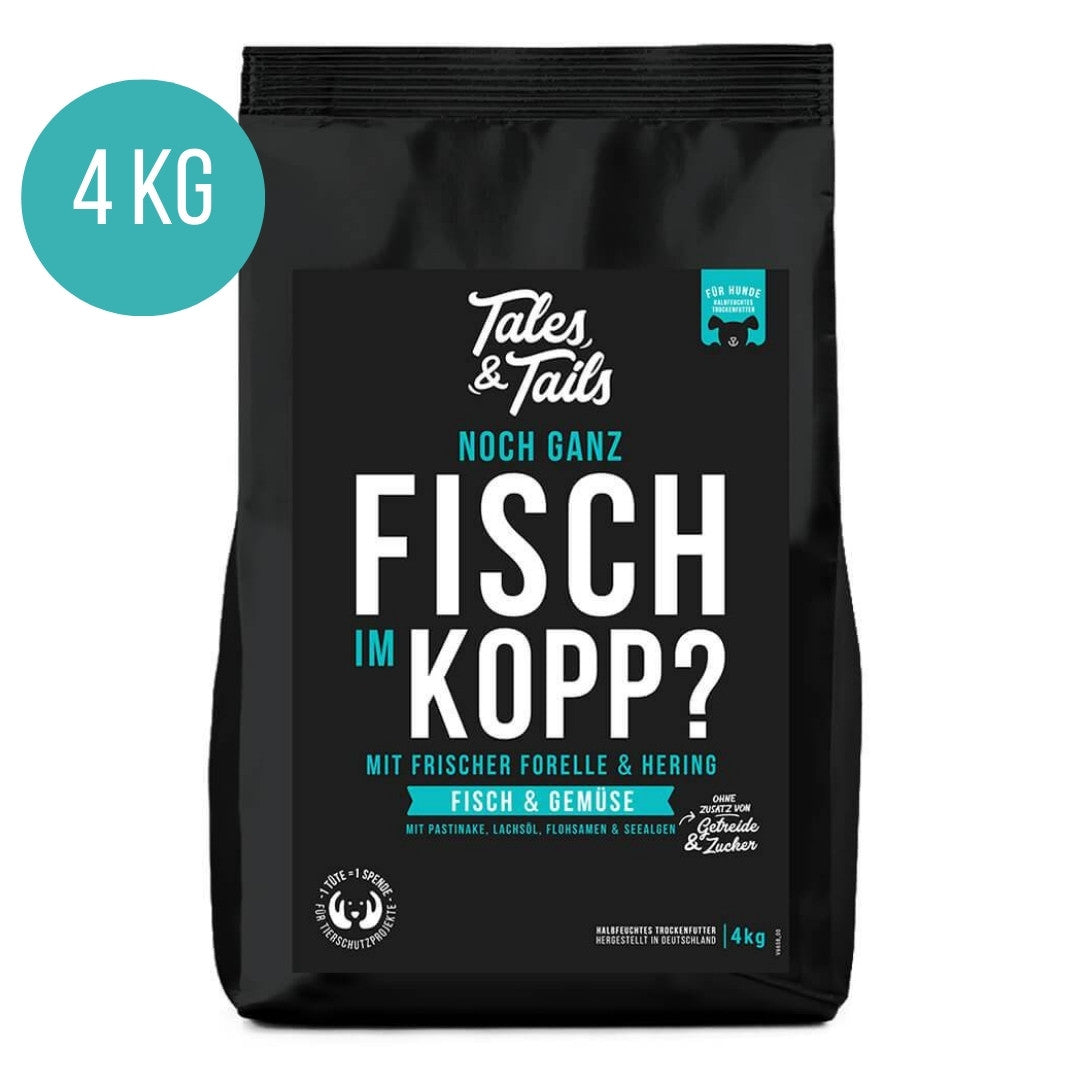 "Noch ganz Fisch im Kopp?" - Softes Trockenfutter mit Fisch