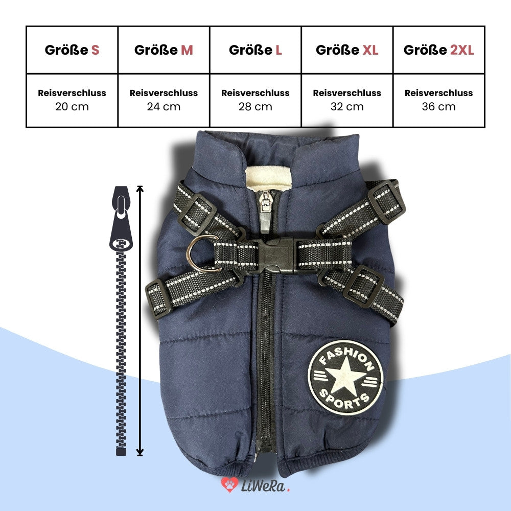 Wasserfeste Hundejacke DELUXE