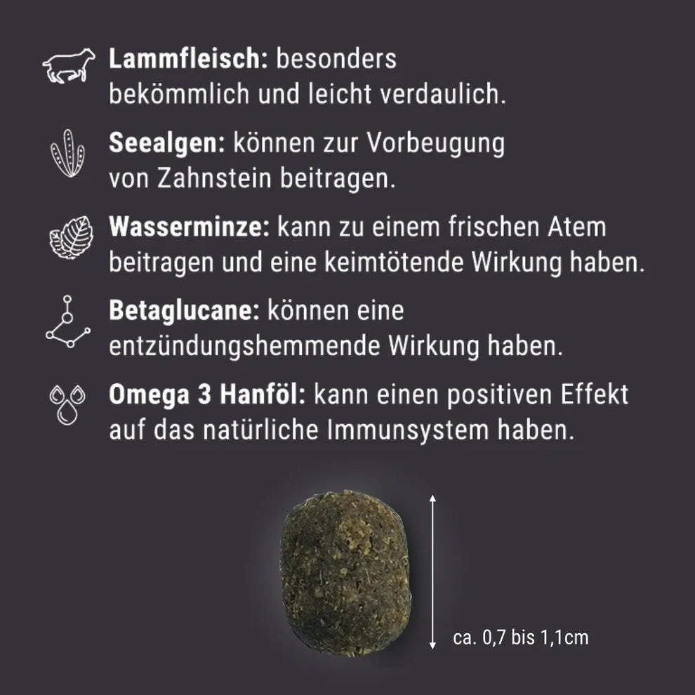 "In Zähne setzen" - Zahnpflege-Snack für Hunde