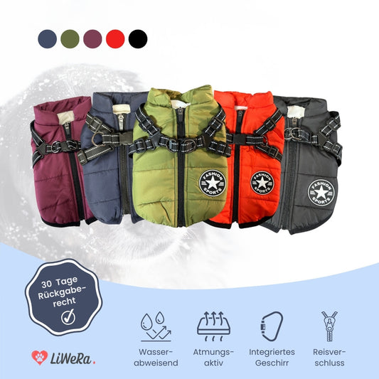 Wasserfeste Hundejacke DELUXE