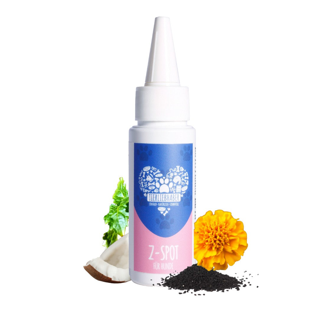 Anti-Zecken-Box: Z-SNACK, Z-SPOT & PREMIUM Fellpflege Shampoo + GRATIS Bio-Kotbeutel