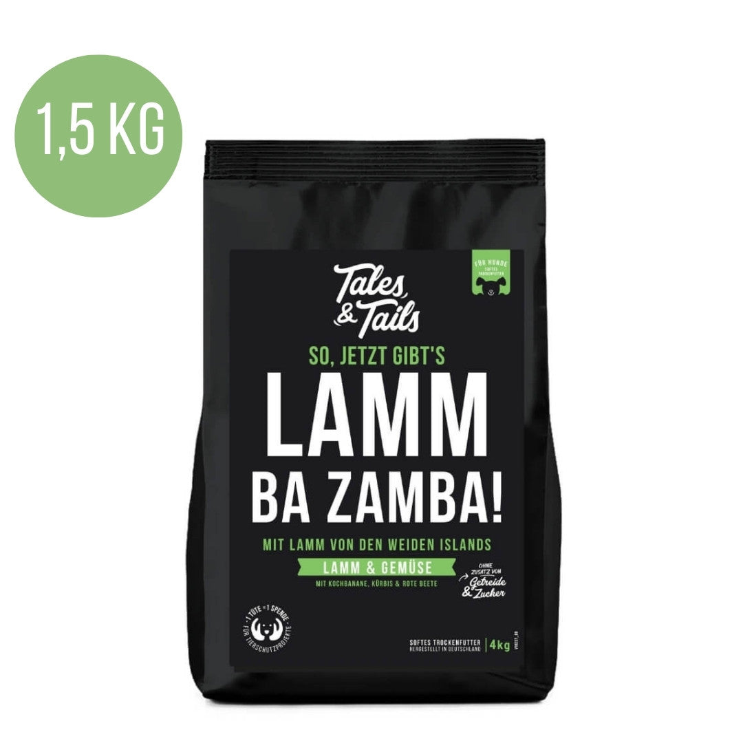 "LammBa Zamba" - Softes Trockenfutter mit Lamm