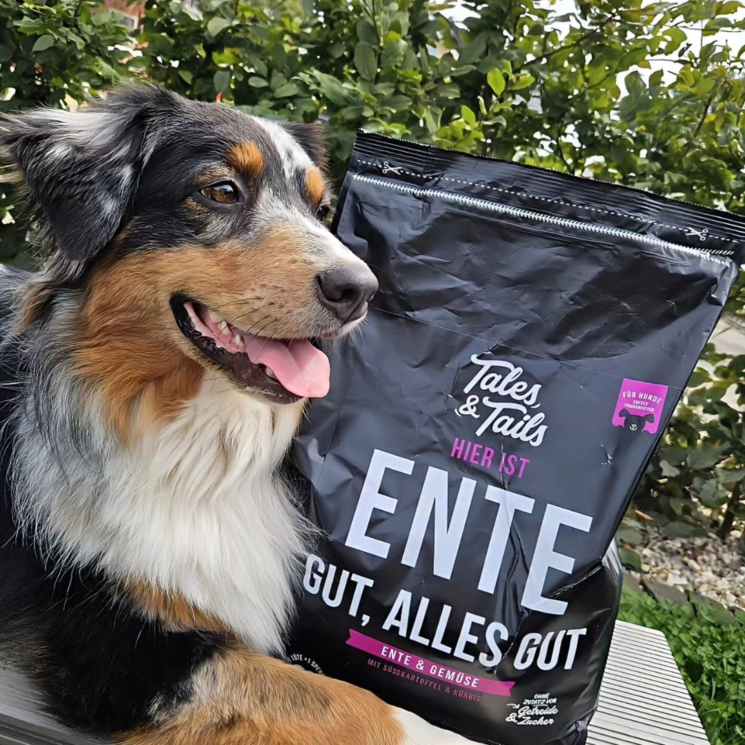 "Ente gut, alles gut" - softes Trockenfutter mit 70% Ente
